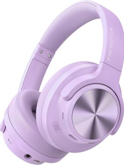 Noise Cancelling Headphones: Wireless Over Ear Bluetooth Headphones with 130H Playtime - Hi-Res Sound Custom EQ via App Deep Bass Comfort Fit Ear Cups for Travel Home Office